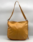 Hobo Butterscotch Leather Whipstitch Shoulder Bag