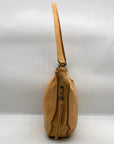 Hobo Butterscotch Leather Whipstitch Shoulder Bag