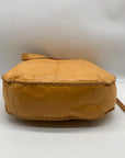 Hobo Butterscotch Leather Whipstitch Shoulder Bag