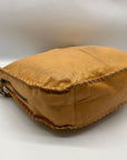 Hobo Butterscotch Leather Whipstitch Shoulder Bag