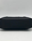 Nina Black Satin Crystal Frame Convertible Bag