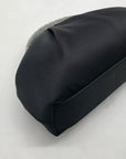 Nina Black Satin Crystal Frame Convertible Bag