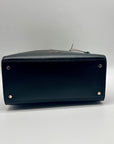 Kate Spade Spencer Black and Gray Leather Shoulder Bag