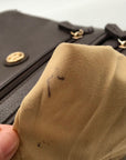 Giani Bernini Brown Pebbled Faux Leather Crossbody Bag