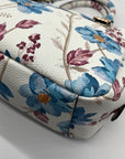 Guess White Floral Micaela Girlfriend Convertible Satchel With Wallet
