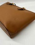 Michael Kors Brown Saffiano Leather Jet Set Tote