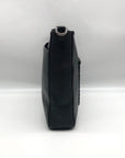 Michael Kors Dark Gray Leather Gloria Crossbody