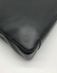 Michael Kors Dark Gray Leather Gloria Crossbody