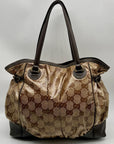 Gucci Brown Vintage Princy Tote Bag