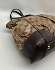 Gucci Brown Vintage Princy Tote Bag