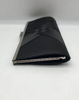 I.N.C. International Concepts Black Satin Kelsie Clutch Crossbody Bag