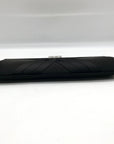 I.N.C. International Concepts Black Satin Kelsie Clutch Crossbody Bag