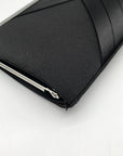 I.N.C. International Concepts Black Satin Kelsie Clutch Crossbody Bag