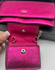 DKNY Pink Faux Leather Lumen 2 Piece Wallet Set