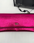 DKNY Pink Faux Leather Lumen 2 Piece Wallet Set