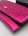 DKNY Pink Faux Leather Lumen 2 Piece Wallet Set