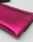 DKNY Pink Faux Leather Lumen 2 Piece Wallet Set