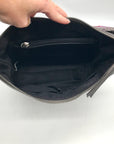 The Sak Jasmine Slate Leather Bucket Crossbody Bag- NWT