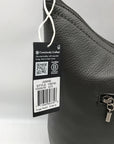 The Sak Jasmine Slate Leather Bucket Crossbody Bag- NWT