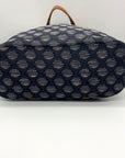 Madison West Blue Fabric Tote Bag