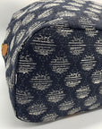 Madison West Blue Fabric Tote Bag