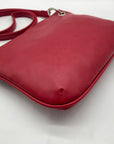 Nine West Red Faux Leather Shoulder Bag
