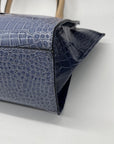 Guess Blue Vintage Y2K- Style Satchel Bag