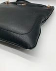 Tory Burch Black Leather Marsden Swingpack Crossbody Bag