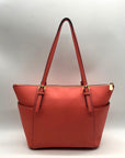 Michael Kors Salmon Saffiano Leather Tote & Wallet Set