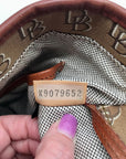 Dooney & Bourke Brown Monogram Canvas Double Handle Tote Bag