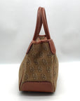 Dooney & Bourke Brown Monogram Canvas Double Handle Tote Bag
