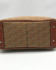 Dooney & Bourke Brown Monogram Canvas Double Handle Tote Bag
