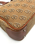Dooney & Bourke Brown Monogram Canvas Double Handle Tote Bag