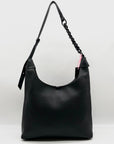 Like Dreams Black Luxe Braided Tote Bag