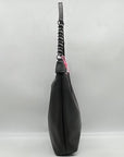 Like Dreams Black Luxe Braided Tote Bag
