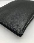 Michael Kors Black Pebbled Leather Triple Compartment Crossbody Bag