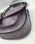 Afkomst Purple Vegan Leather Saddle Crossbody
