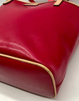 Coach Pink & Tan Leather Park Metro Convertible Tote F26731