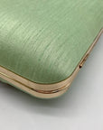 Singhvis Pink & Green Embroidered Fabric Fall Convertible Clutch