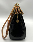 Louis Vuitton Brown Monogram Vernis Brea Tote Bag