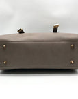 Miztique Gray Pebbled Satchel Bag