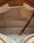 Michael Kors Brown Saffiano Leather Hamilton Satchel Bag