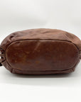 Lucky Brown Italian Leather Shoulder Bag