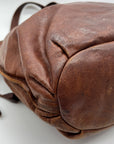 Lucky Brown Italian Leather Shoulder Bag