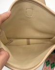 Unbranded Taupe Faux Leather Saddle Crossbody