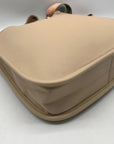 Unbranded Taupe Faux Leather Saddle Crossbody