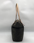 Michael Kors Signature Brown Coated Canvas Jet Set East West Tote Bag