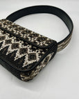 Stuad Tommy Brown Beaded Shoulder Bag