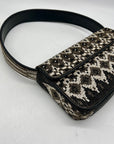 Stuad Tommy Brown Beaded Shoulder Bag