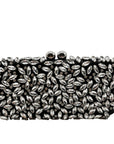 I.N.C. International Concepts Black East West Embellished Minaudiere Convertible Clutch